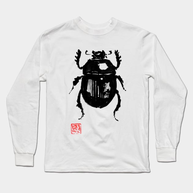 beetle 02 Long Sleeve T-Shirt by pechane